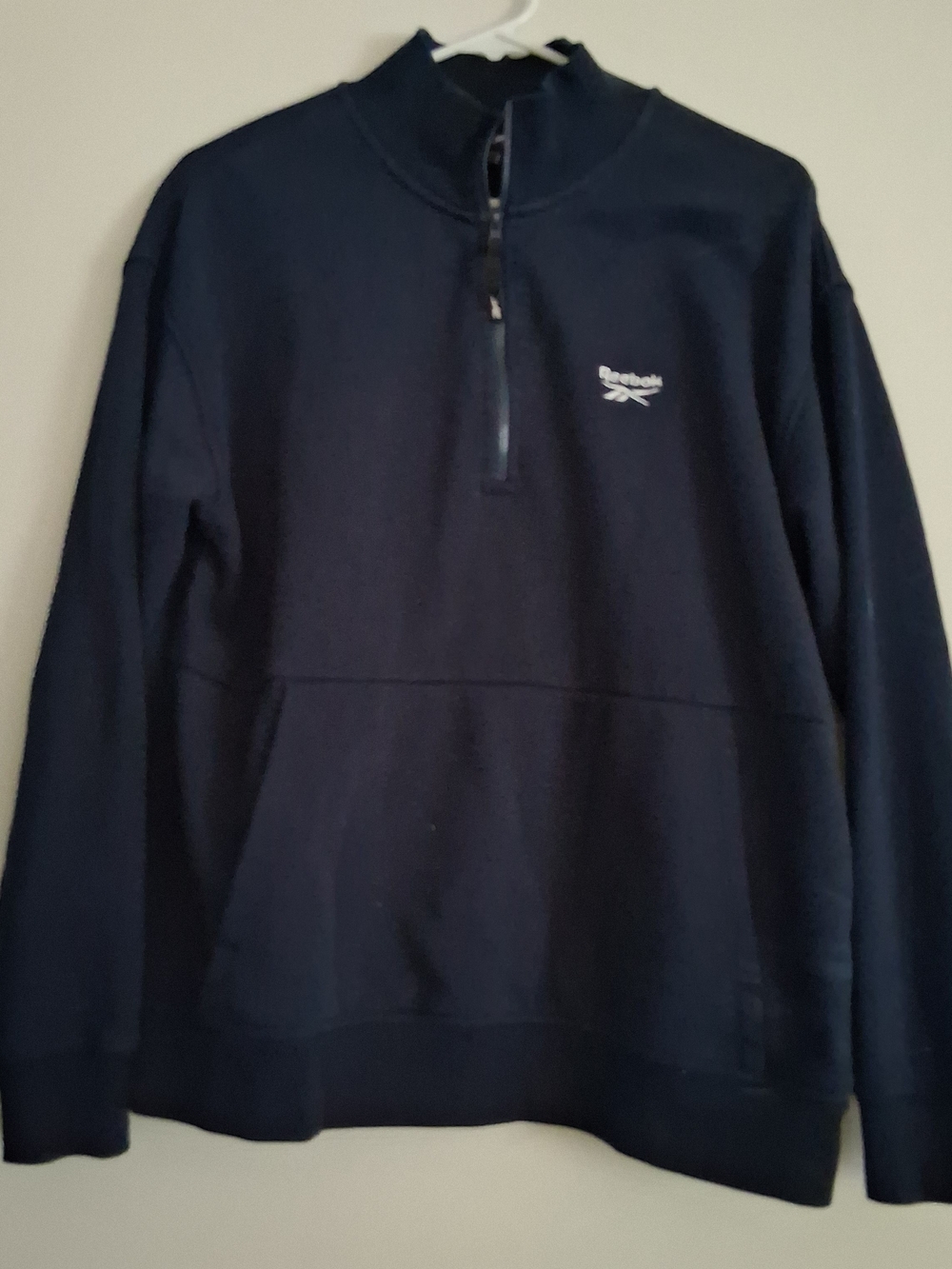 Reebok  Navy Half-Zip Pullover Sweatshirt